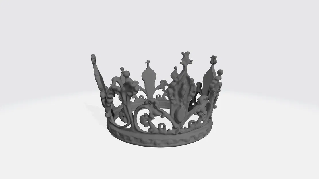 3D CROWN – Vương miện 3D sang trọng - Image 1