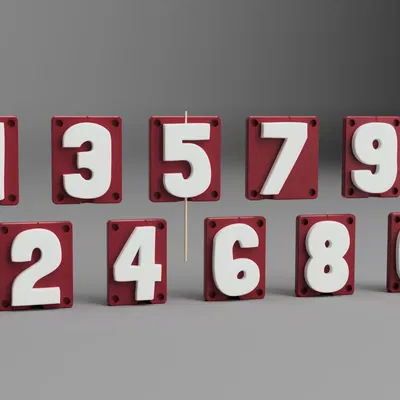 Khuôn Đúc Chữ Số 0–9