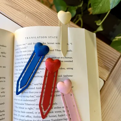 Bookmark Trái Tim (Heart bookmark)