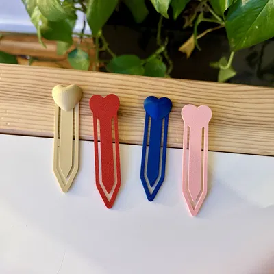 Bookmark Trái Tim (Heart bookmark)