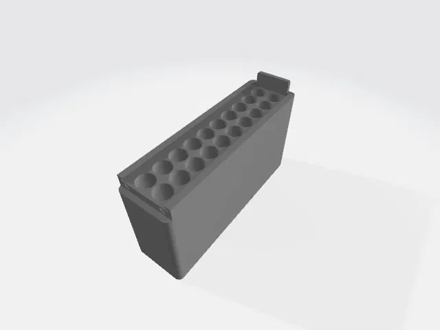 Hộp Đạn 20 Viên cho .338 Lapua (Ammo Box 20 for .338 Lapua) - Image 1