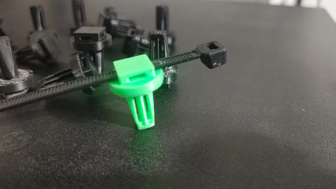 Chốt cài push fastener 6mm gắn ziptie - Image 7