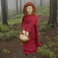 Tượng Cô Bé Quàng Khăn Đỏ (Red Riding Hood Statue) - Thumbnail 2