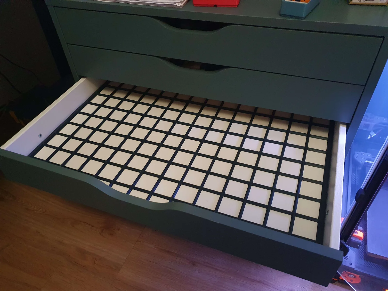 IKEA ALEX (wide) Gridfinity Baseplate cho ngăn kéo IKEA ALEX 1
