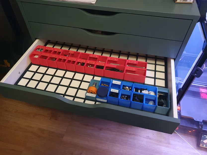 IKEA ALEX (wide) Gridfinity Baseplate cho ngăn kéo IKEA ALEX - Image 2