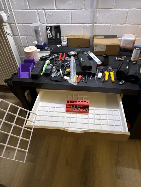 IKEA Alex (wide) Gridfinity Baseplate DE Version - Image 5