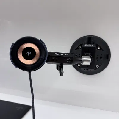 Ngàm xe hơi Qi2 MagSafe – Holder snap-fit cho Baseus puck 60.5x11mm