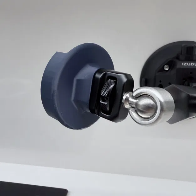 Ngàm xe hơi Qi2 MagSafe – Holder snap-fit cho Baseus puck 60.5x11mm - Image 3