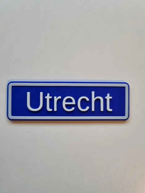 Bảng tên thành phố Utrecht - Image 1