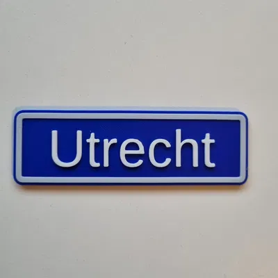 Bảng tên thành phố Utrecht