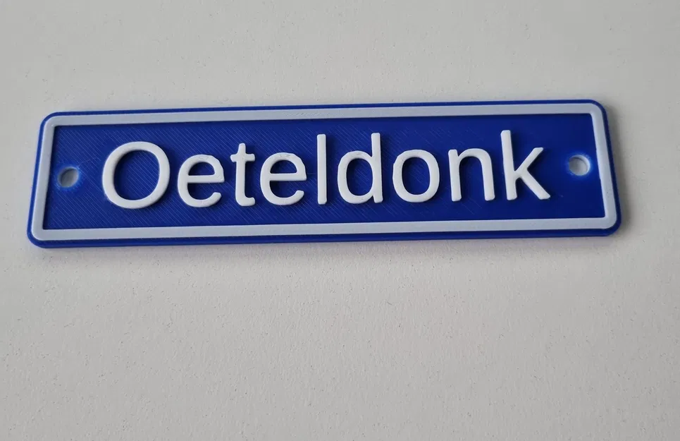 Bảng Tên Thành Phố Oeteldonk (Oeteldonk City Sign) - Image 2