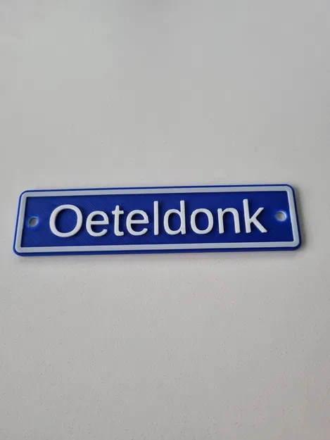 Bảng Tên Thành Phố Oeteldonk (Oeteldonk City Sign) - Image 3