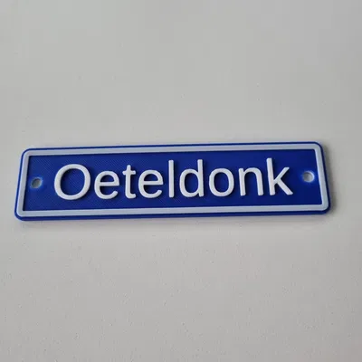 Bảng Tên Thành Phố Oeteldonk (Oeteldonk City Sign)