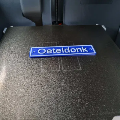 Bảng Tên Thành Phố Oeteldonk (Oeteldonk City Sign)