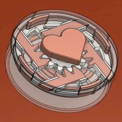 Hộp Trái Tim Khóa Gài Ngày Valentine (Valentines Day Heart Latch Box)