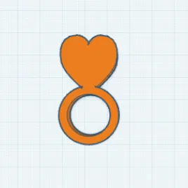 Nhẫn Valentine và hộp đựng