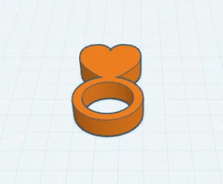 Nhẫn Valentine và hộp đựng - Image 2