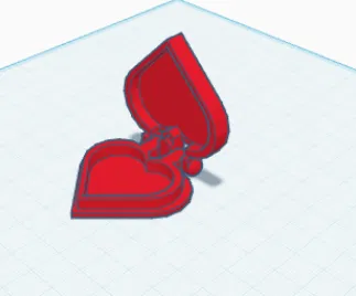 Nhẫn Valentine và hộp đựng - Image 4