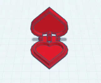 Nhẫn Valentine và hộp đựng - Image 5