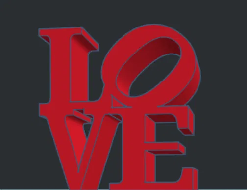 Bảng Chữ Love Mini Ngày Valentine - Image 1