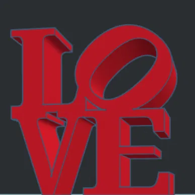 Bảng Chữ Love Mini Ngày Valentine