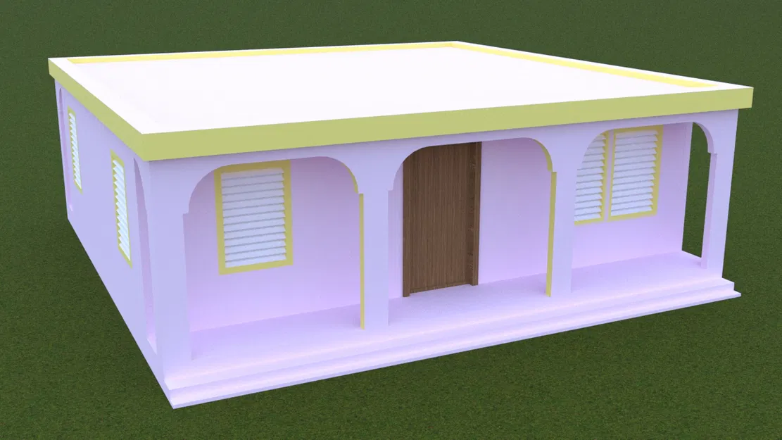 Bản in 3D La Casita Bad Bunny Super Bowl - Image 1