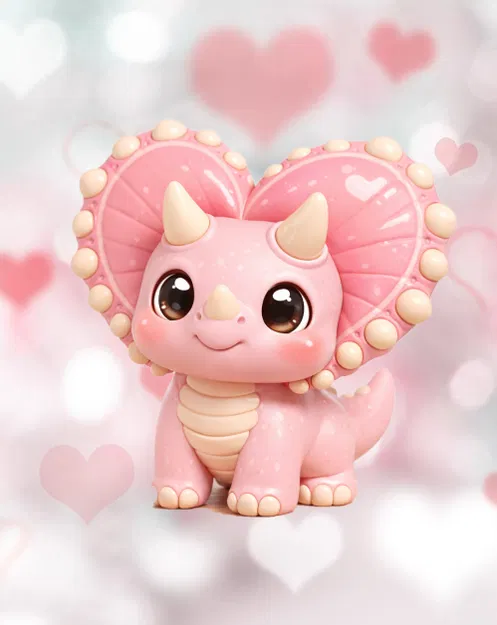 Đồ trang trí Triceraheartops (Triceraheartops Decoration) - Image 1