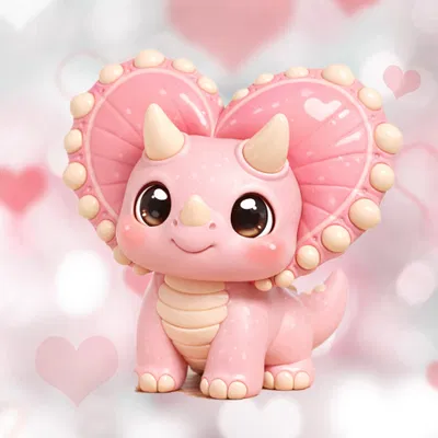 Đồ trang trí Triceraheartops (Triceraheartops Decoration)