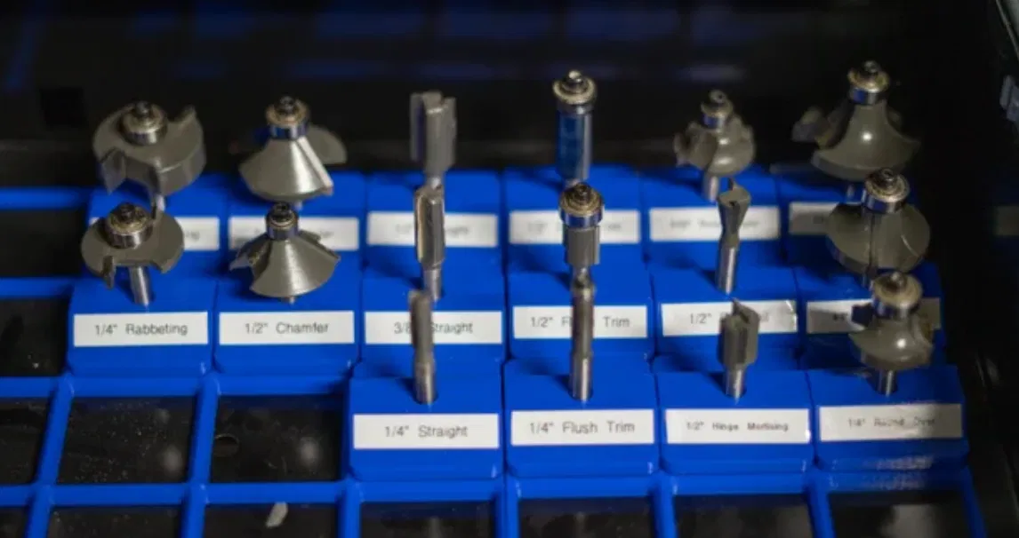 Giá giữ mũi router Gridfinity (Gridfinity Router Bit Holder) - Image 1