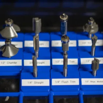 Giá giữ mũi router Gridfinity (Gridfinity Router Bit Holder)