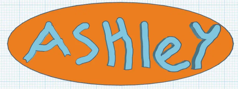 Thẻ tên: Ashley - Image 2