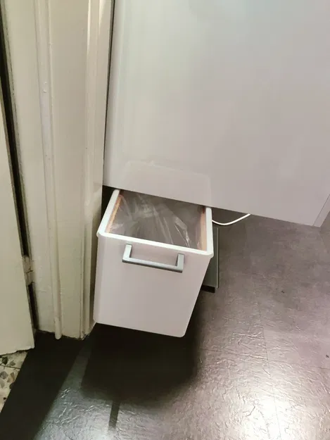 Thùng rác treo phòng tắm (poubelle salle de bain suspendu) - Image 2