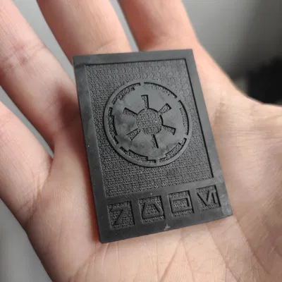 Imperial Credit Star Wars (Texturized) – Đồng Credit Đế Chế (Textured)