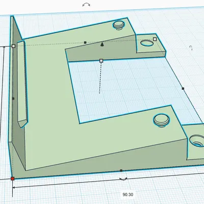Ngàm treo tường cho trạm thời tiết Ecowitt HP2560 / Froggit HP2000