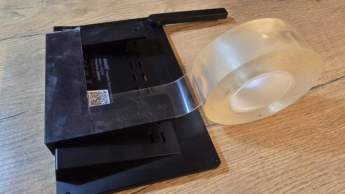 Ngàm treo tường cho trạm thời tiết Ecowitt HP2560 / Froggit HP2000 - Image 5