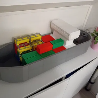 Container 20 ft cho SIKU 1:50