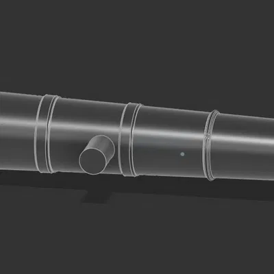 Pháo đạo cụ kích thước thật (Life Sized Prop Cannon)