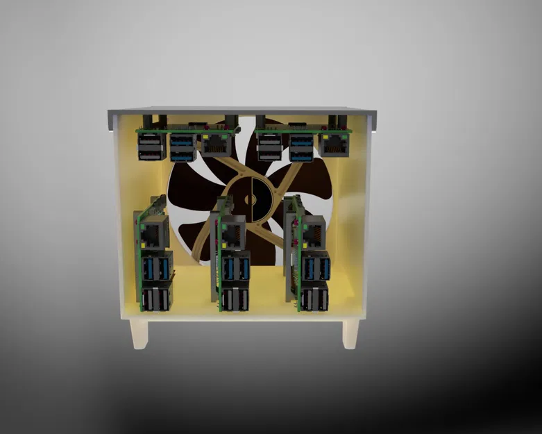 Raspberry Rack kèm quạt (FAN) - Image 1