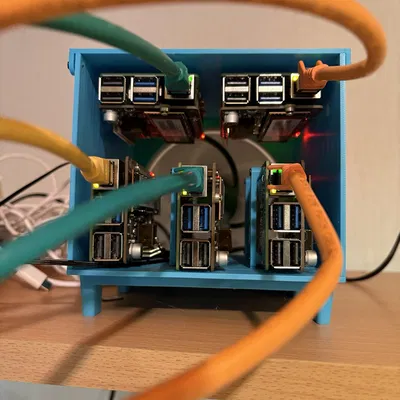 Raspberry Rack kèm quạt (FAN)