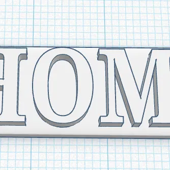 Móc khóa HOME, brelok do kluczy DOM ENG