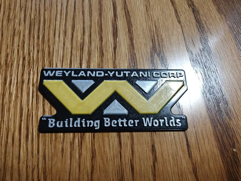 Huy hiệu xe logo Weyland-Yutani - Image 1