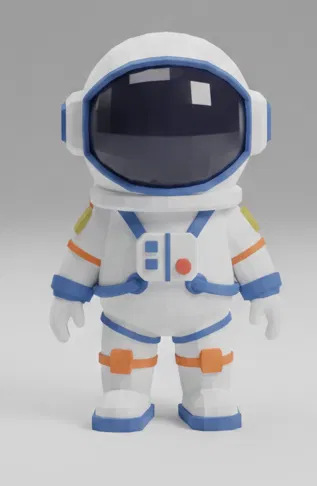 Phi hành gia Không Gian Low Poly - Image 1