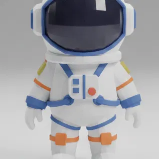 Phi hành gia Không Gian Low Poly