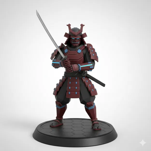 Samurai Low Poly - Image 1