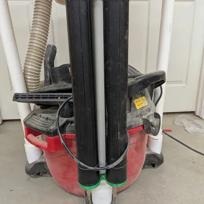 Giá đỡ phụ kiện máy hút bụi Wet/Dry dạng parametric cho ống PVC 1.5"