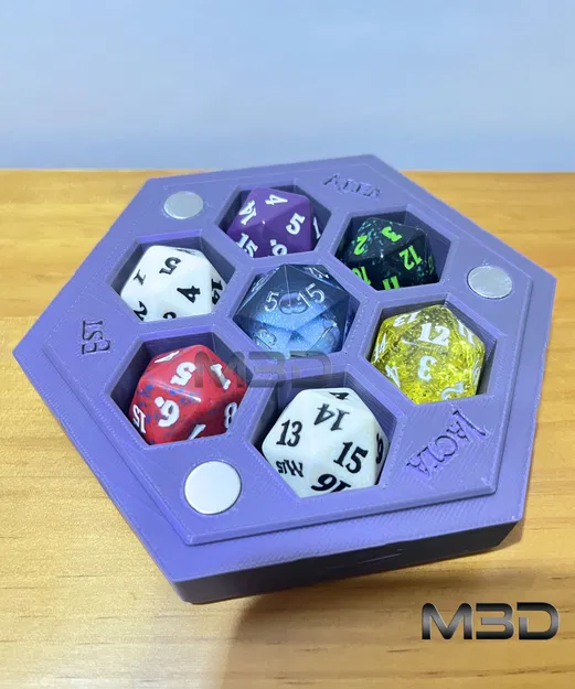 Hộp Đựng Xúc Xắc Lục Giác (Hexagon Dice Box) - Image 5