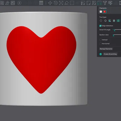 Chậu #5 - Trái Tim Tình Yêu (Pot #5 - Love Heart)