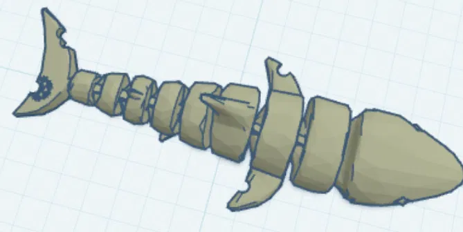 SHARKY ATIRCULATED – Cá mập khớp nối - Image 1