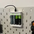 Giá treo sạc GP Batteries E421 cho pegboard IKEA SKÅDIS - Thumbnail 8