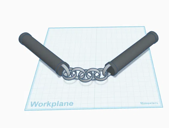 Côn Nhị Khúc Hoạt Động (Working Nunchucks) - Image 1